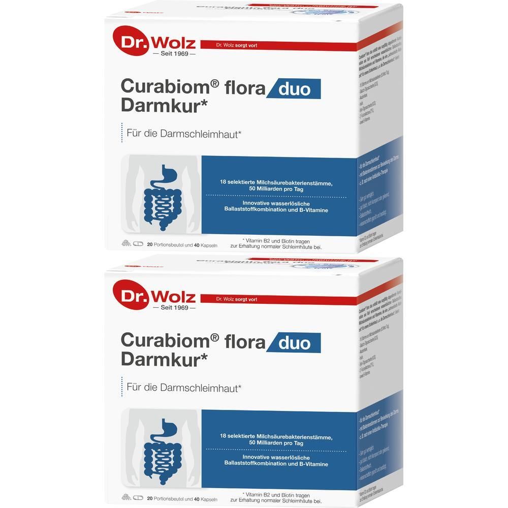 Curabiom flora duo Kombipackung 2x 2x1 St