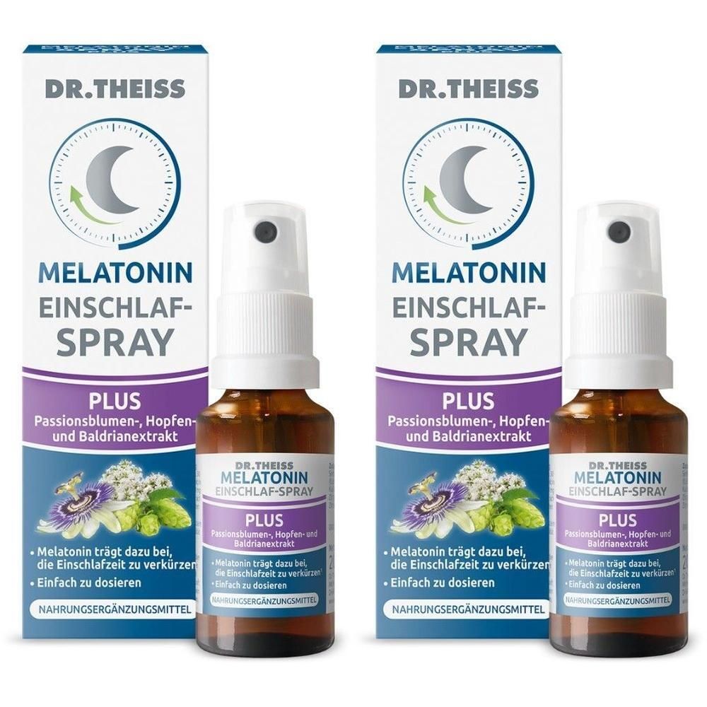 Dr.theiss Melatonin Einschlaf-Spray Plus 2x 2x20 ml Spray