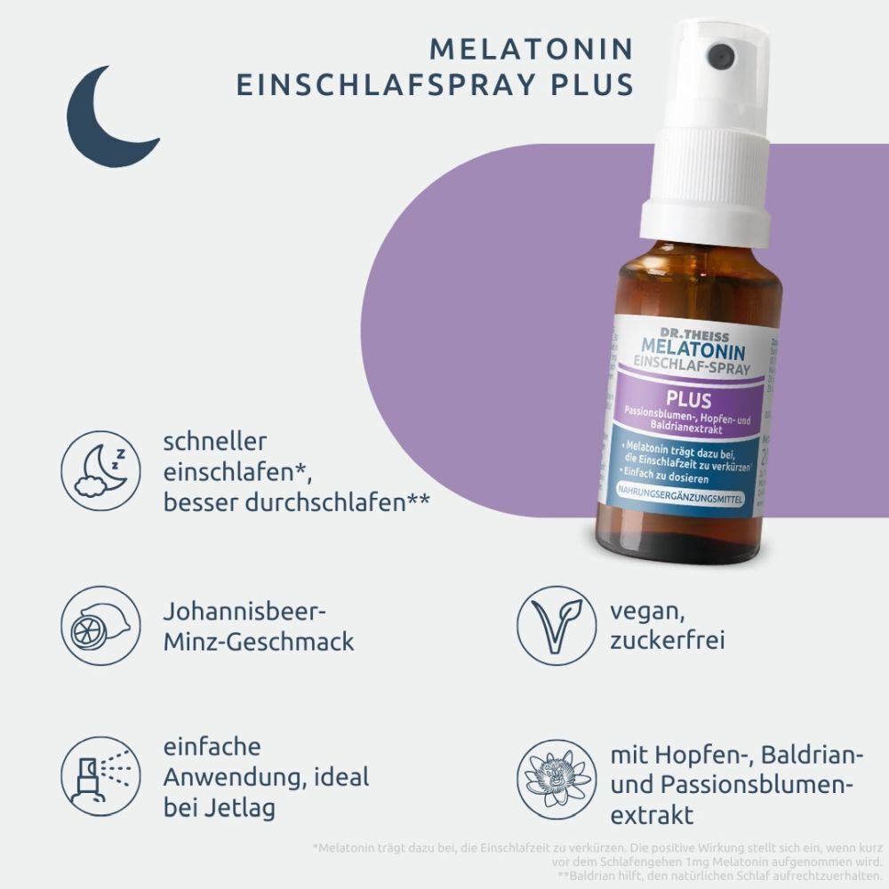 Melatonin Einschlaf-Spray Plus