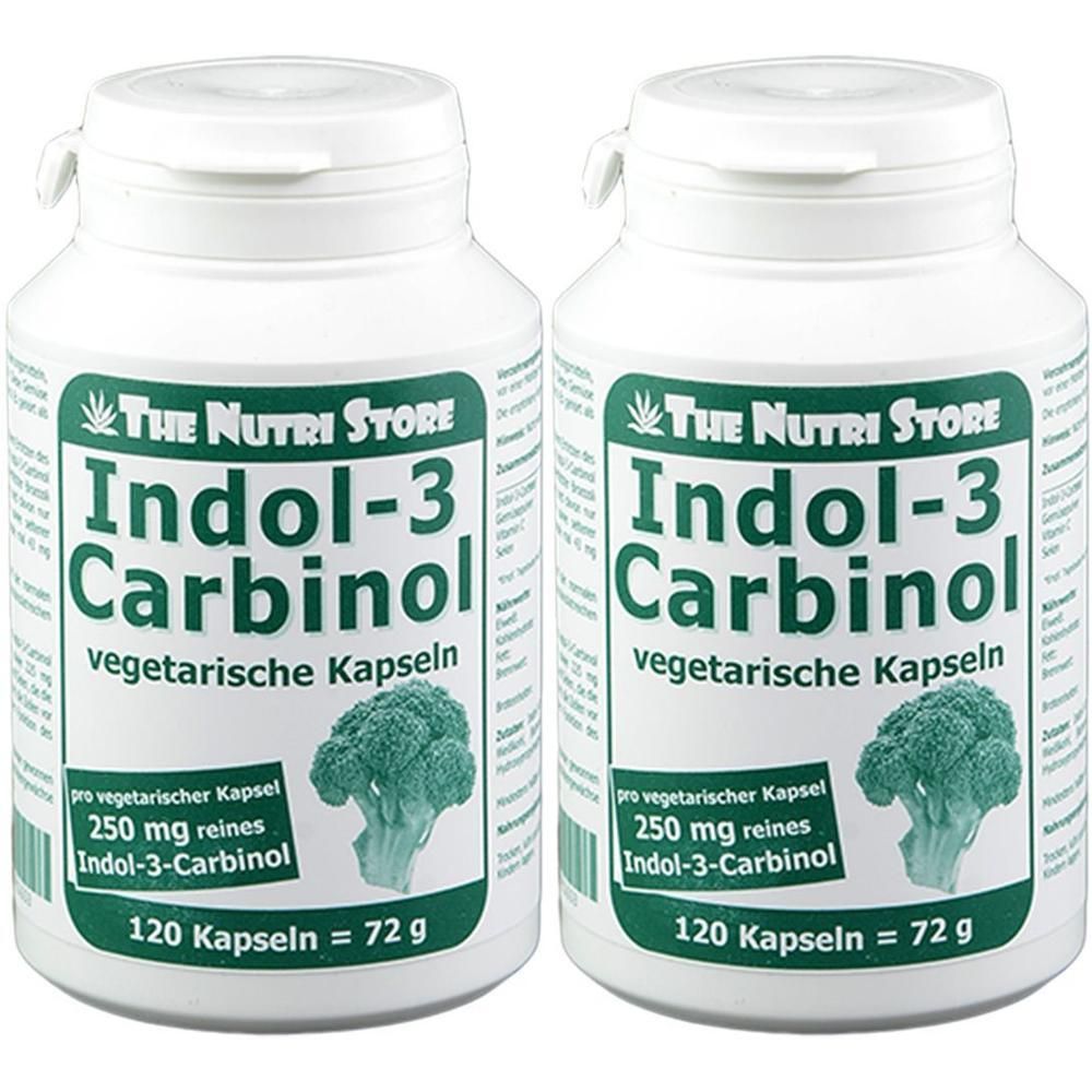 INDOL-3-Carbinol 250 mg vegetarische Kapseln 2x 2x120 St