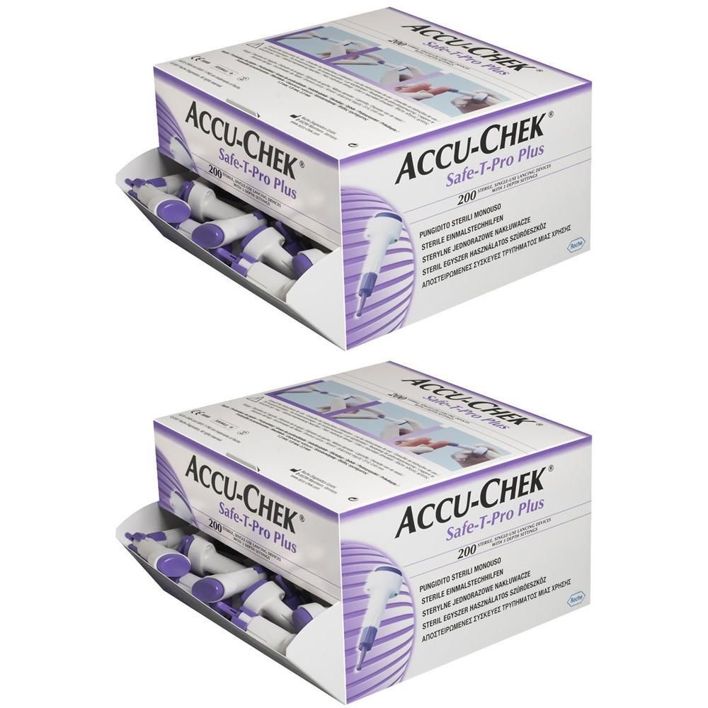Accu-Chek Safe T Pro Plus Lanzetten 2x 2x200 St