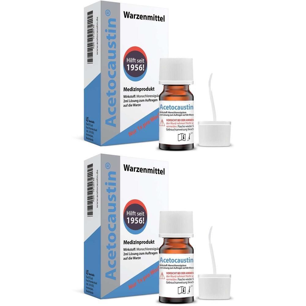 Acetocaustin Lösung Warzenmittel 2x 2x2 ml