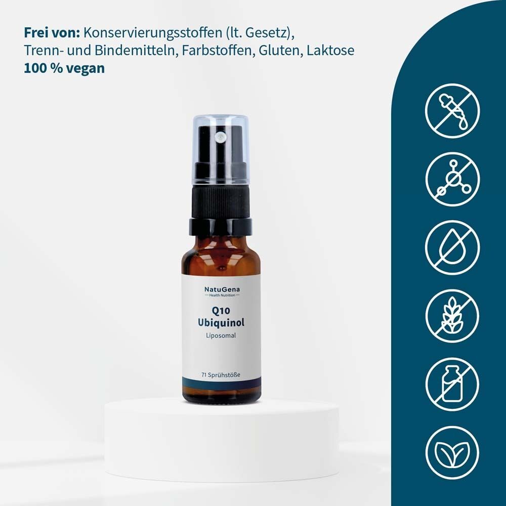 Q10 Ubiquinol 10 ml liposomales Spray