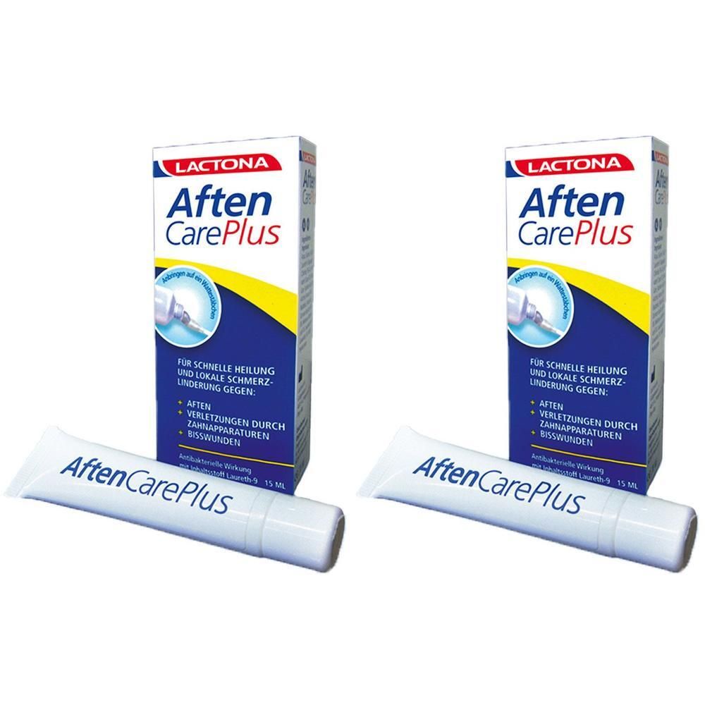 Aften Care Plus Aphthen Schmerzstiller Laureth9 2x 2x15 ml Gel