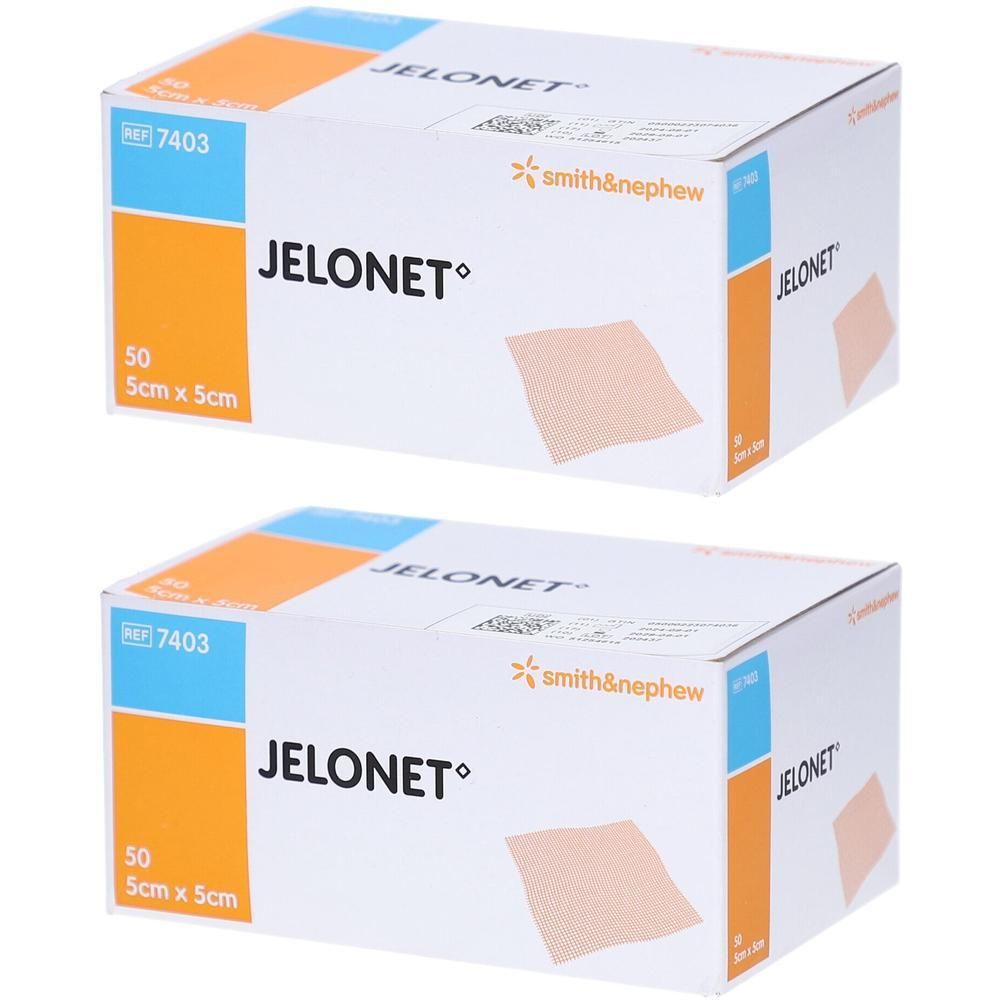 Jelonet Paraffingaze 5x5 cm steril 2x 2x50 St Verband