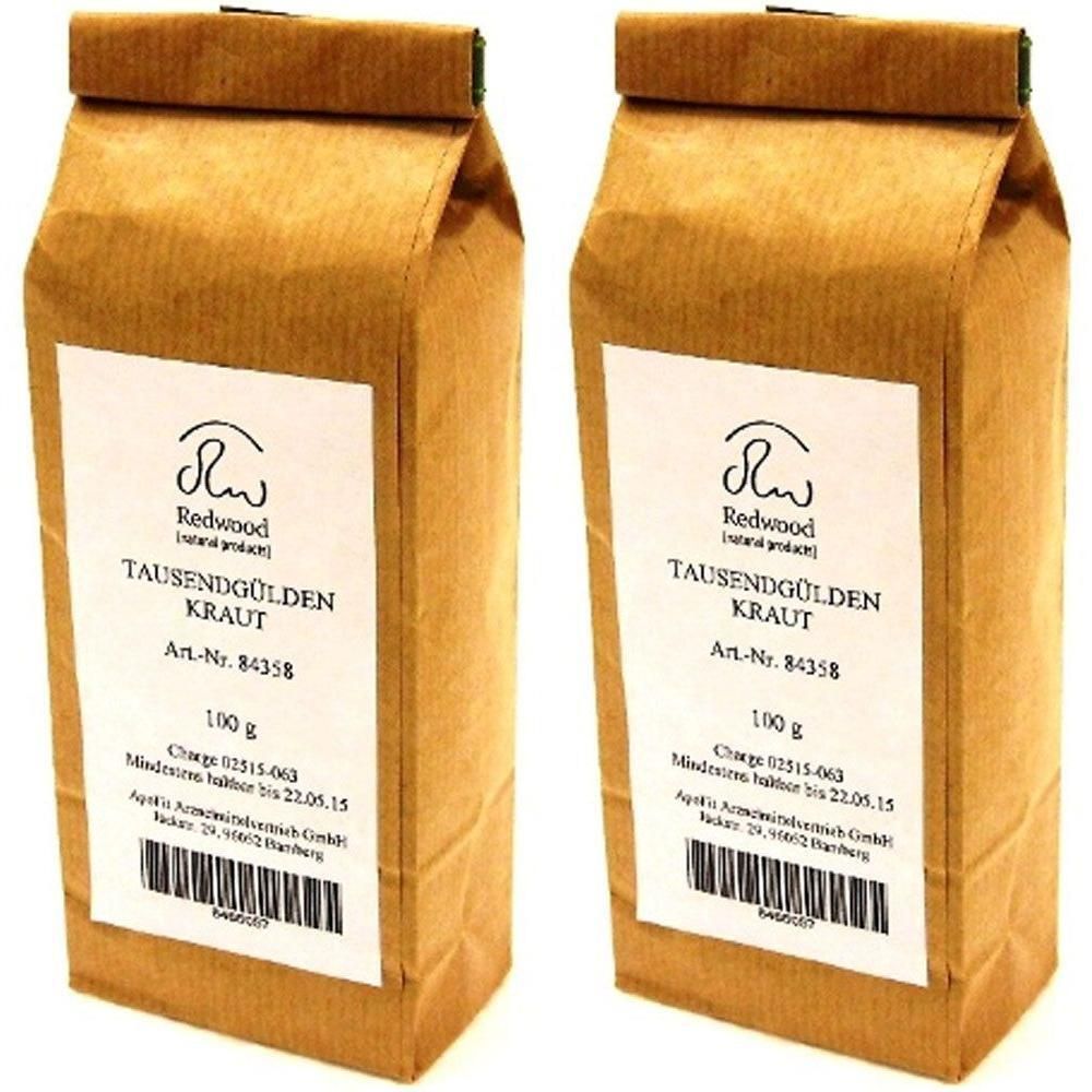 Tausendgüldenkraut 2x 2x100 g Pulver