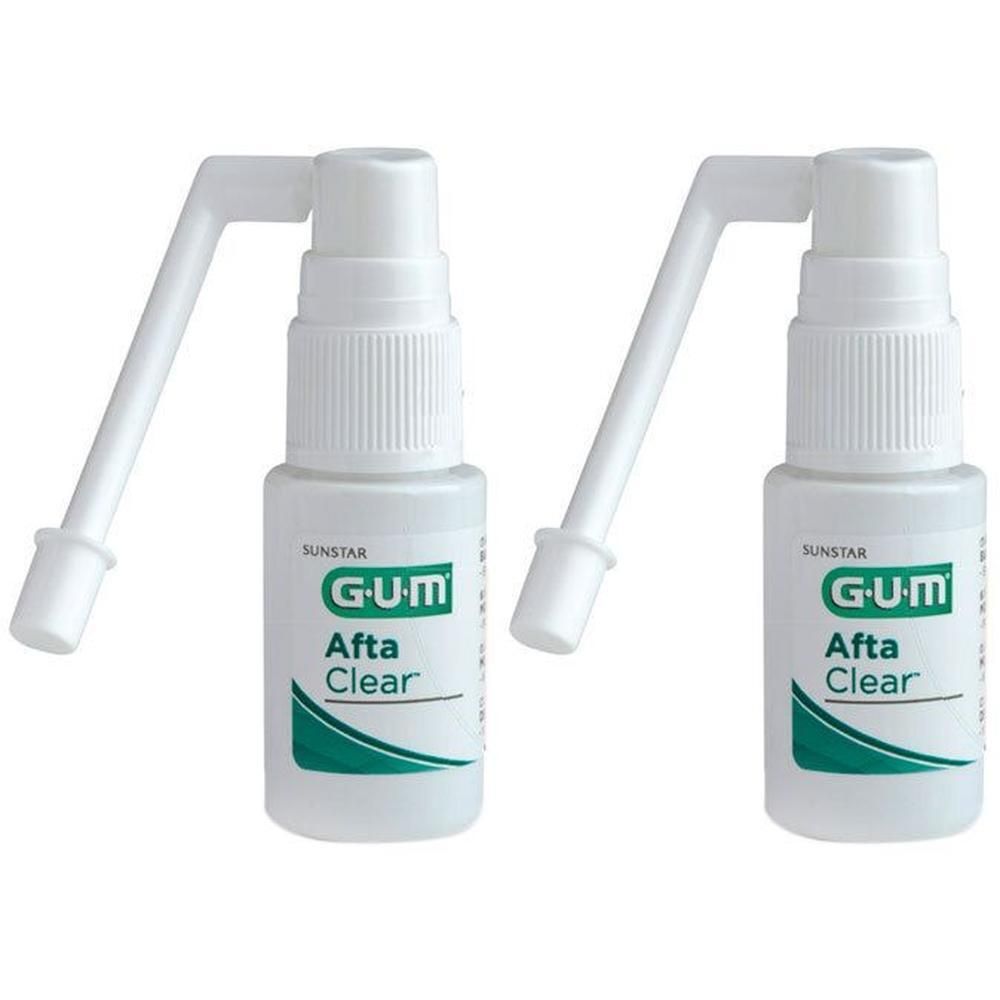 GUM Afta Clear Spray 2x 2x15 ml