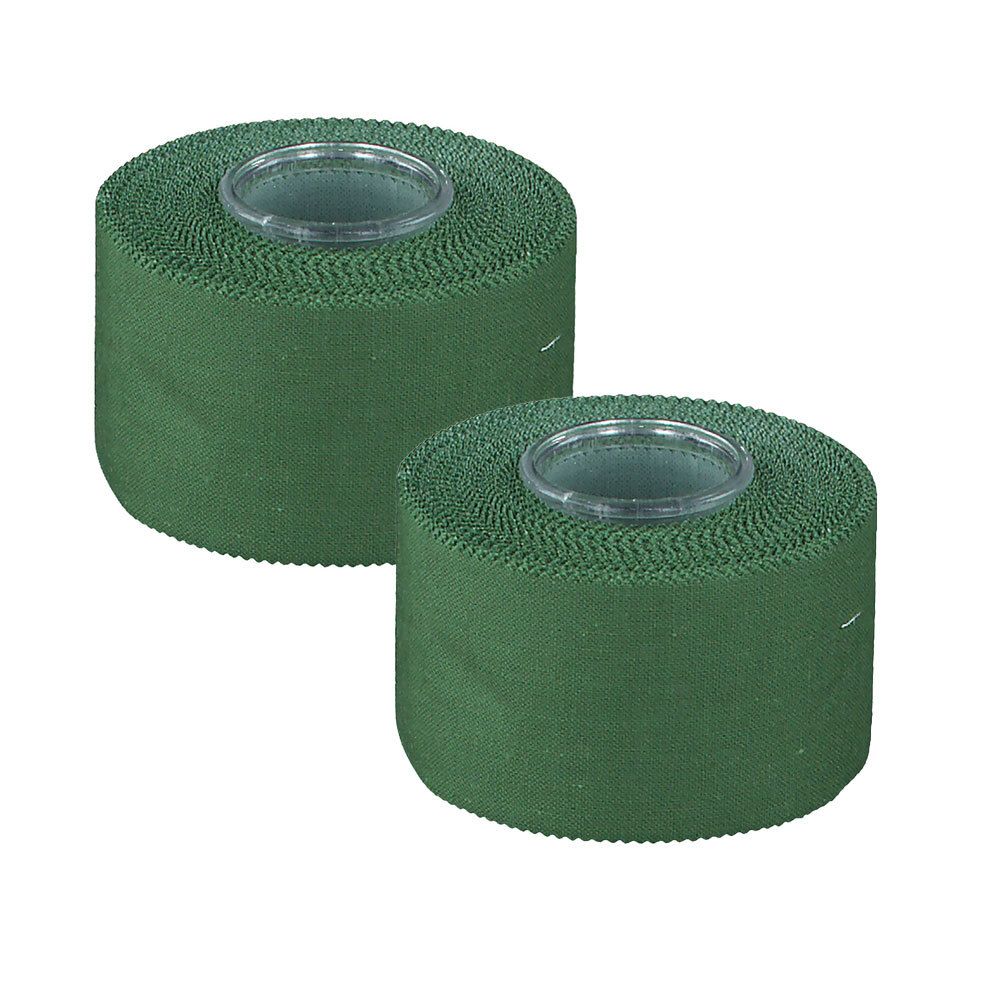 Tapeverband 3,8 cmx10 m grün 2x 2x1 St Bandage(s)