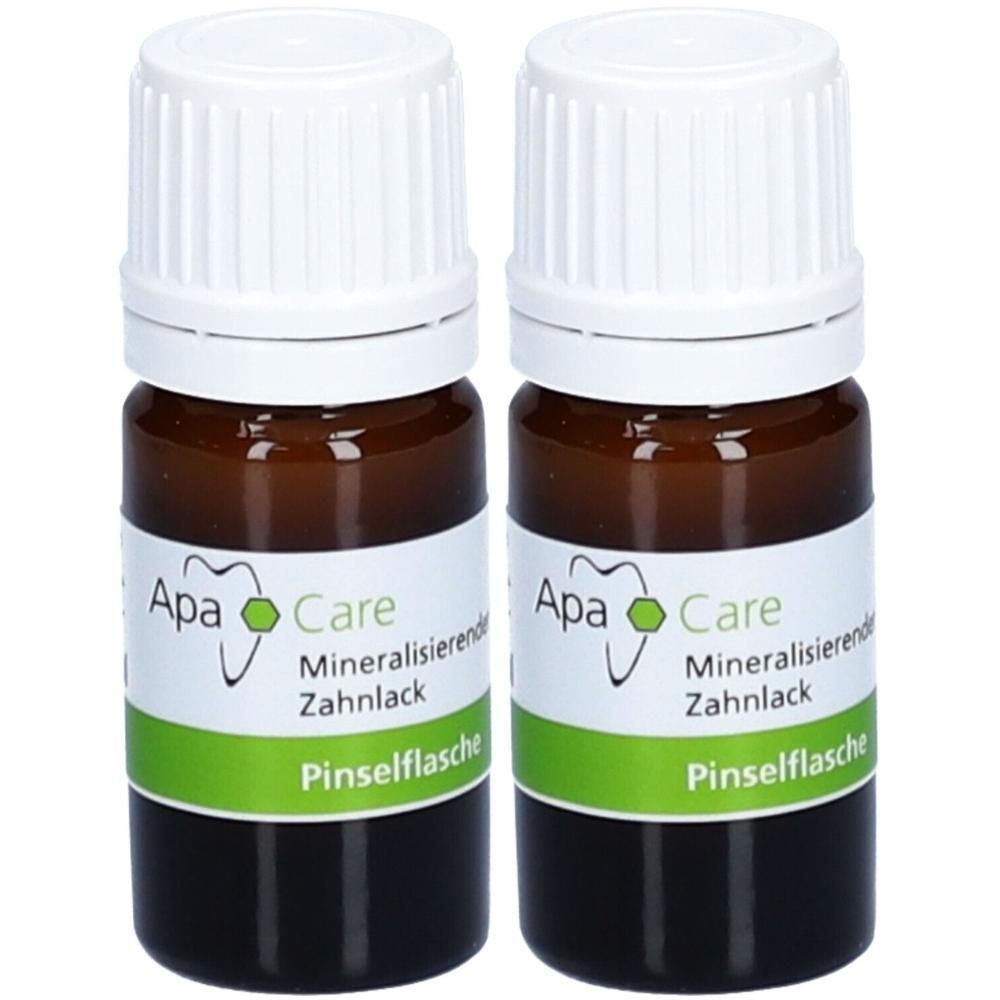 Apacare Zahnlack Pinselflasche 2x 2x5 ml Flaschen