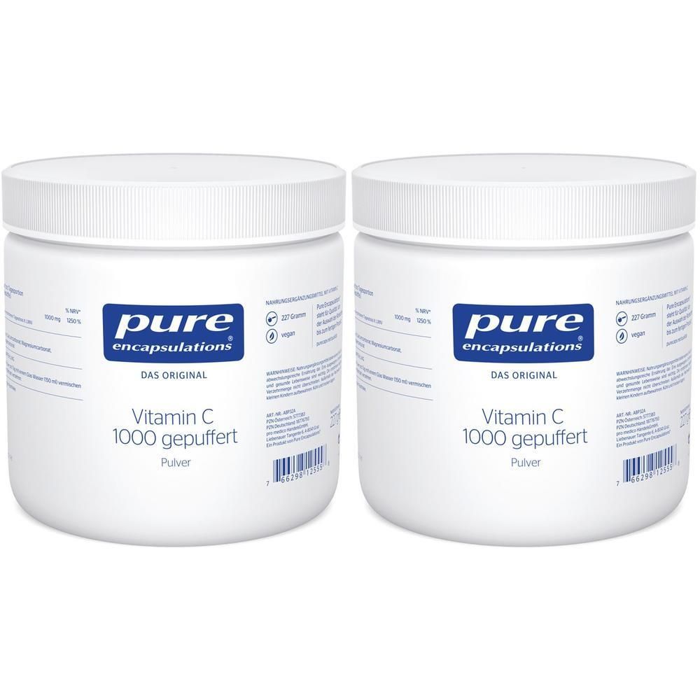 Pure Encapsulations Vitamin C 1000 gepuffert Pulv. 2x 2x227 g Pulver