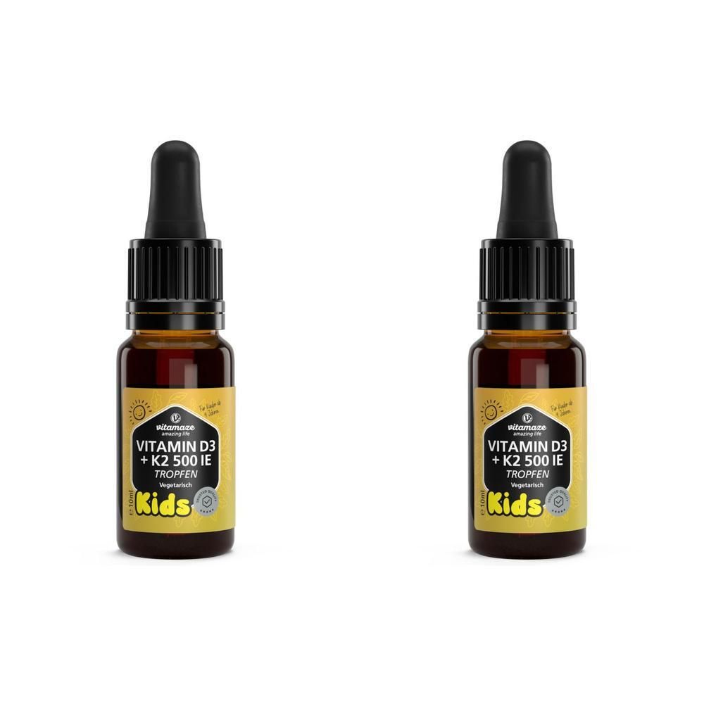Vitamin D3 K2 500 I.e. Kinder Tropfen 2x 2x10 ml
