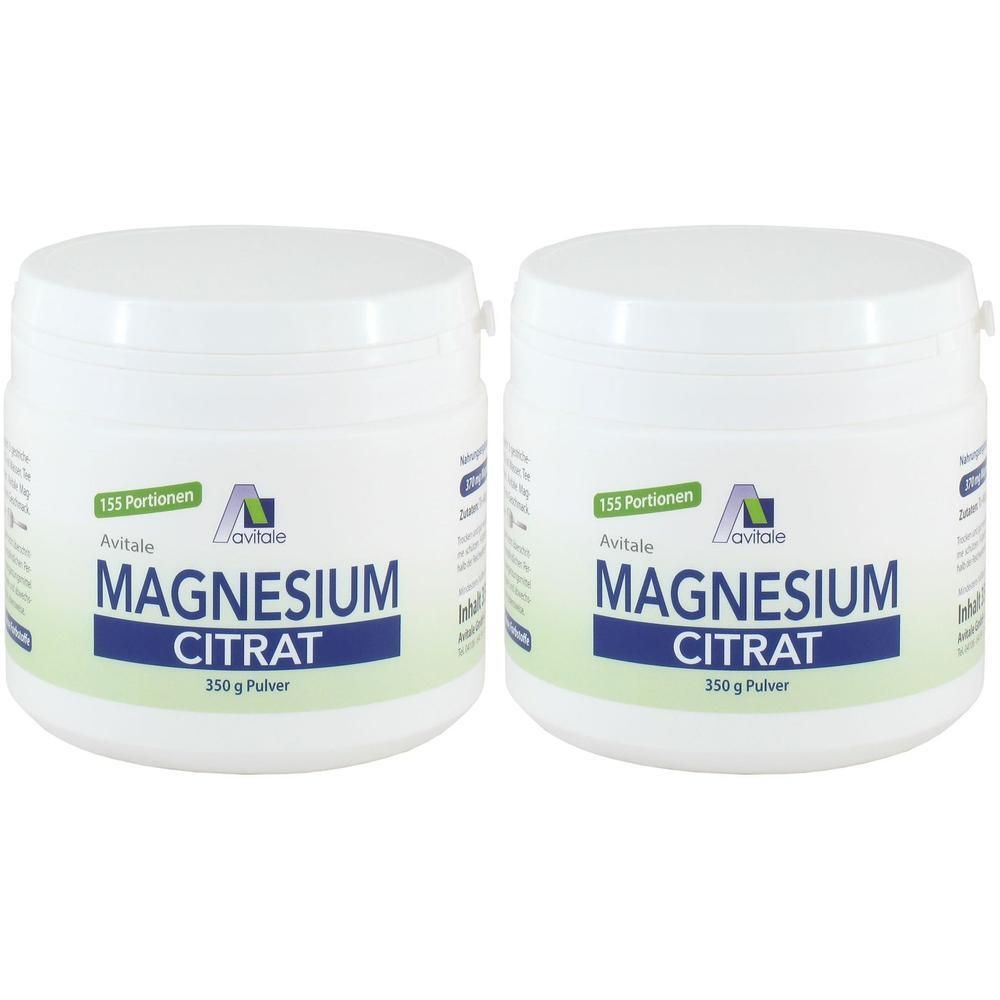 Magnesiumcitrat Pulver 2x 2x350 g