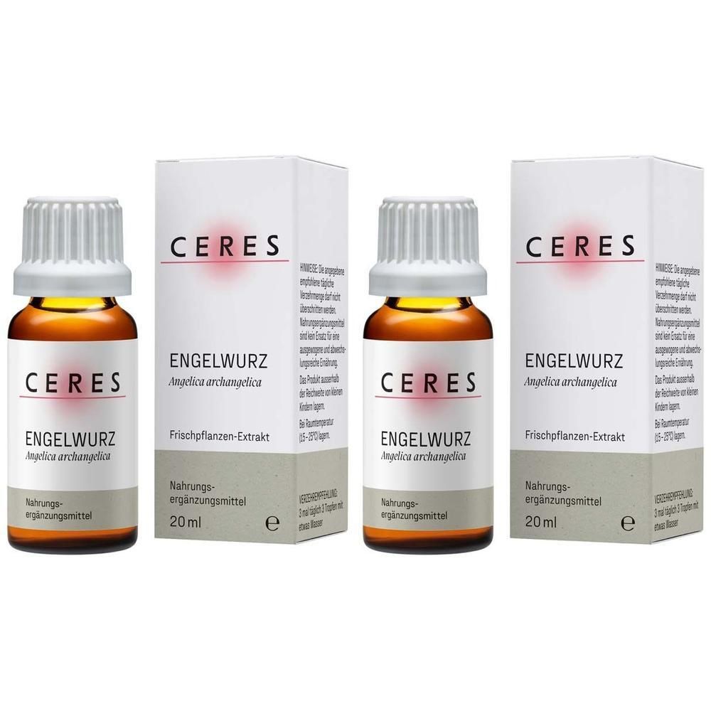 Ceres Engelwurz Angelica archangelica Extrakt Tro. 2x 2x20 ml Tropfen