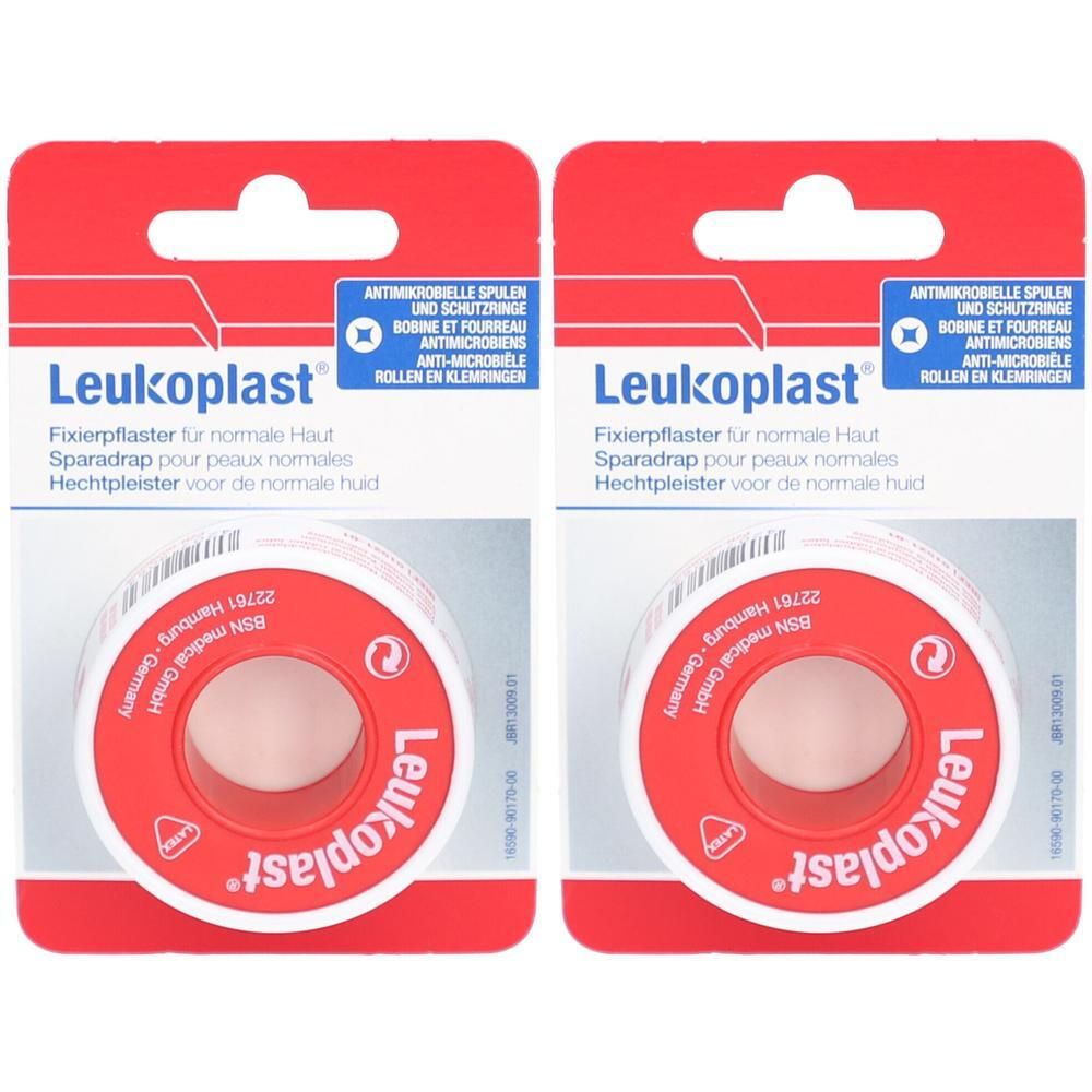 Leukoplast 1,25 cmx5 m Blisterkarte 2x 2x1 St Pflaster