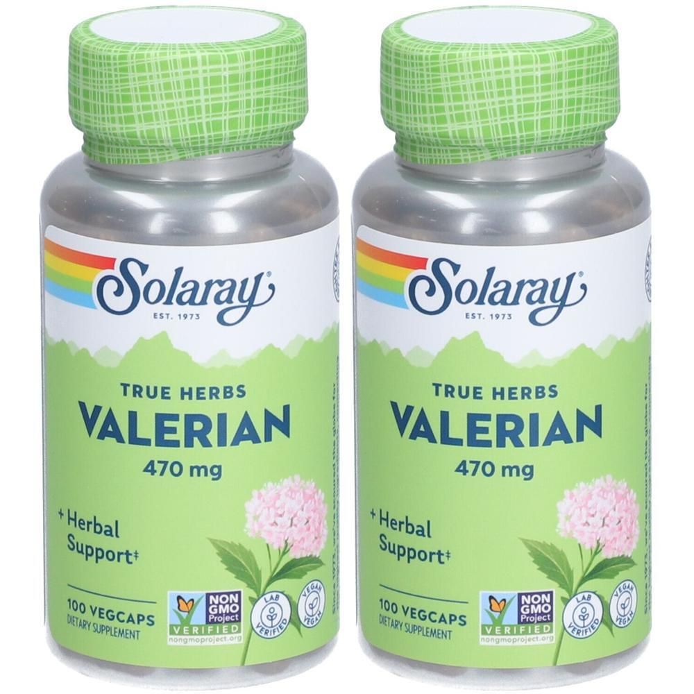 Baldrian 470 mg Solaray Kapseln 2x 2x100 St