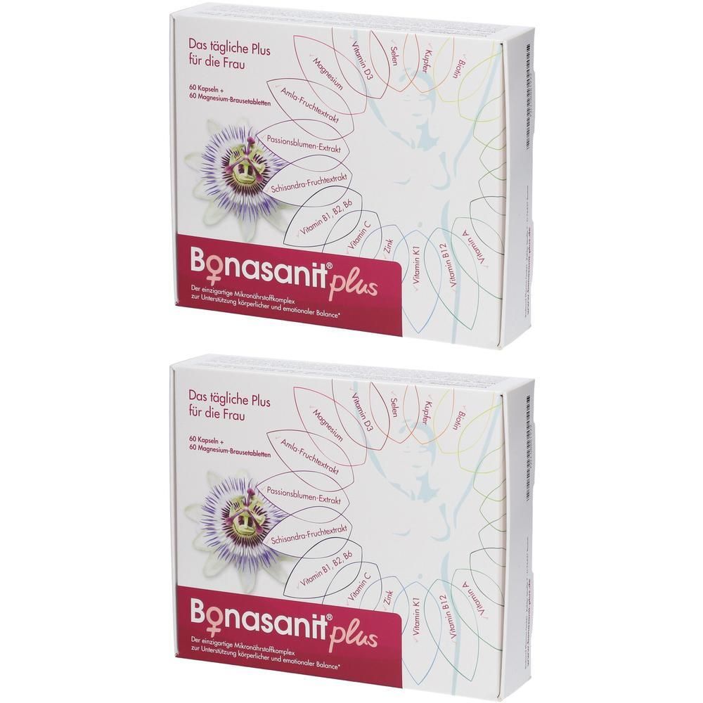 Bonasanit plus 60 Kps./60 Br.Tabl. Kombipackung 2x 2x1 St
