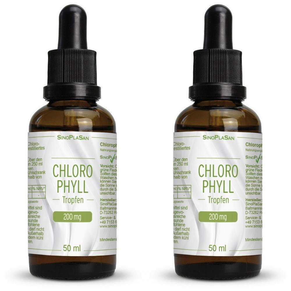 Chlorophyll 200 mg Tropfen 2x 2x50 ml zum Einnehmen