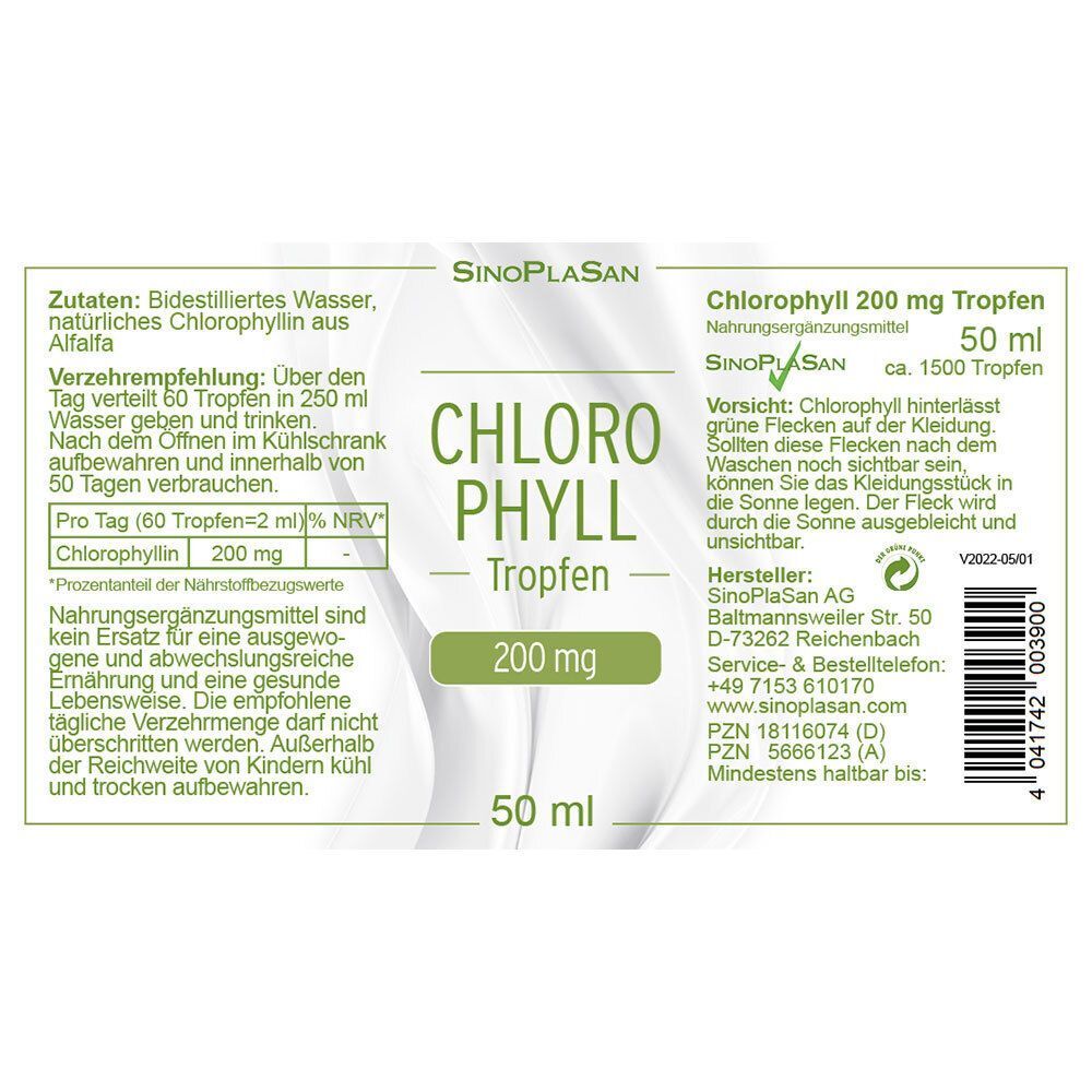 SINOPLASAN Chlorophyll Tropfen