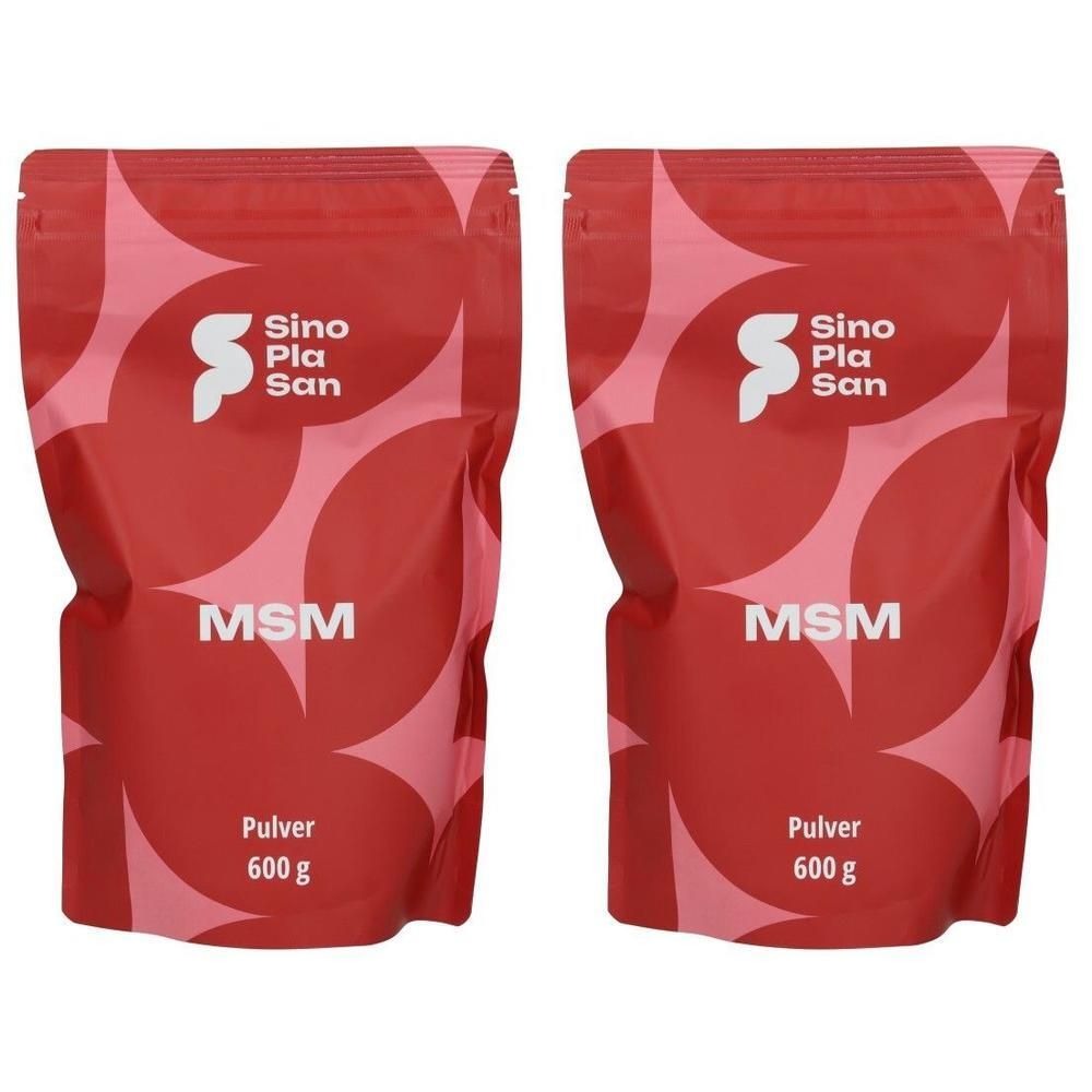 MSM Pulver Pur 99,9% Methylsulfonylmethan 2x 2x600 g