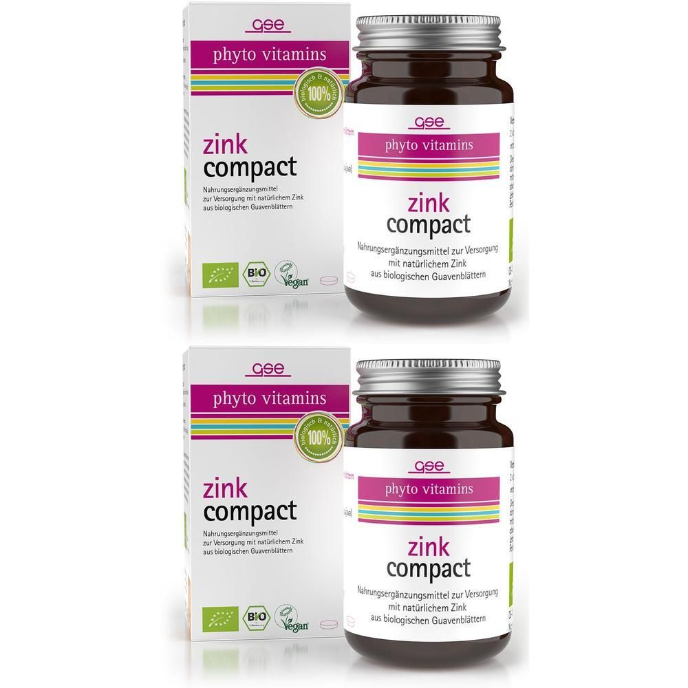 GSE Zink Compact Bio Tabletten 2x 2x60 St