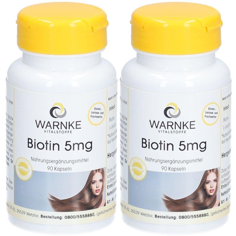 Biotin 5 mg Kapseln 2x 2x90 St