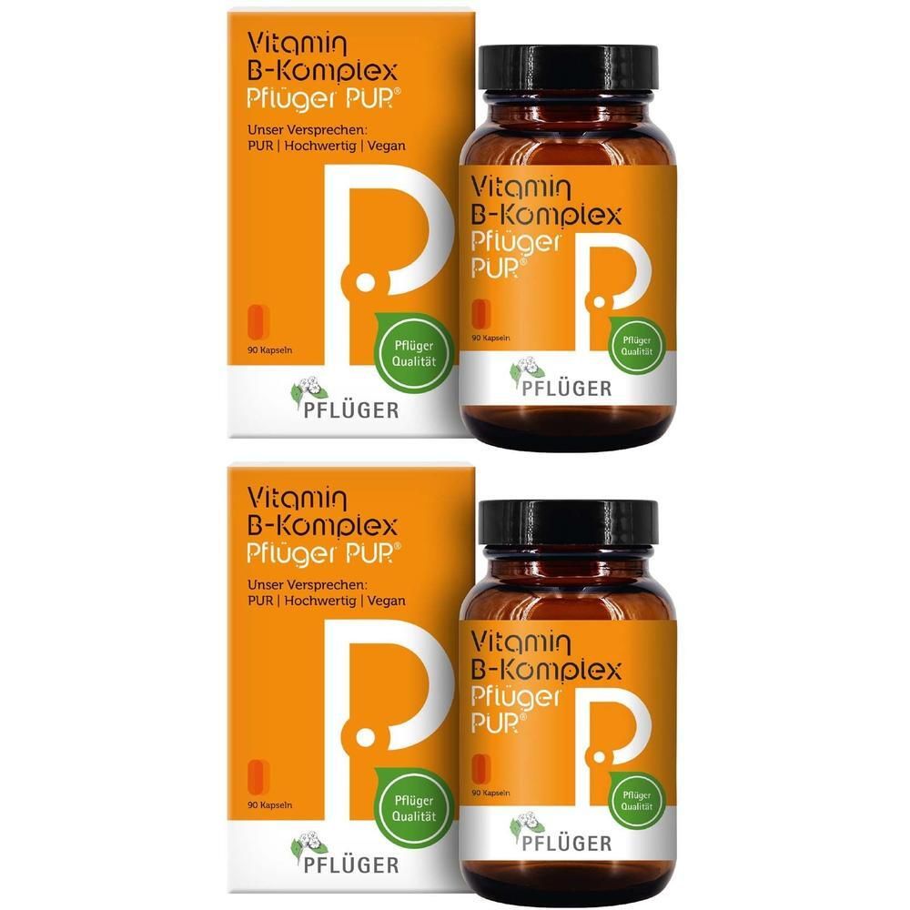 Vitamin B Komplex Pflüger PUR Kapseln 2x 2x90 St