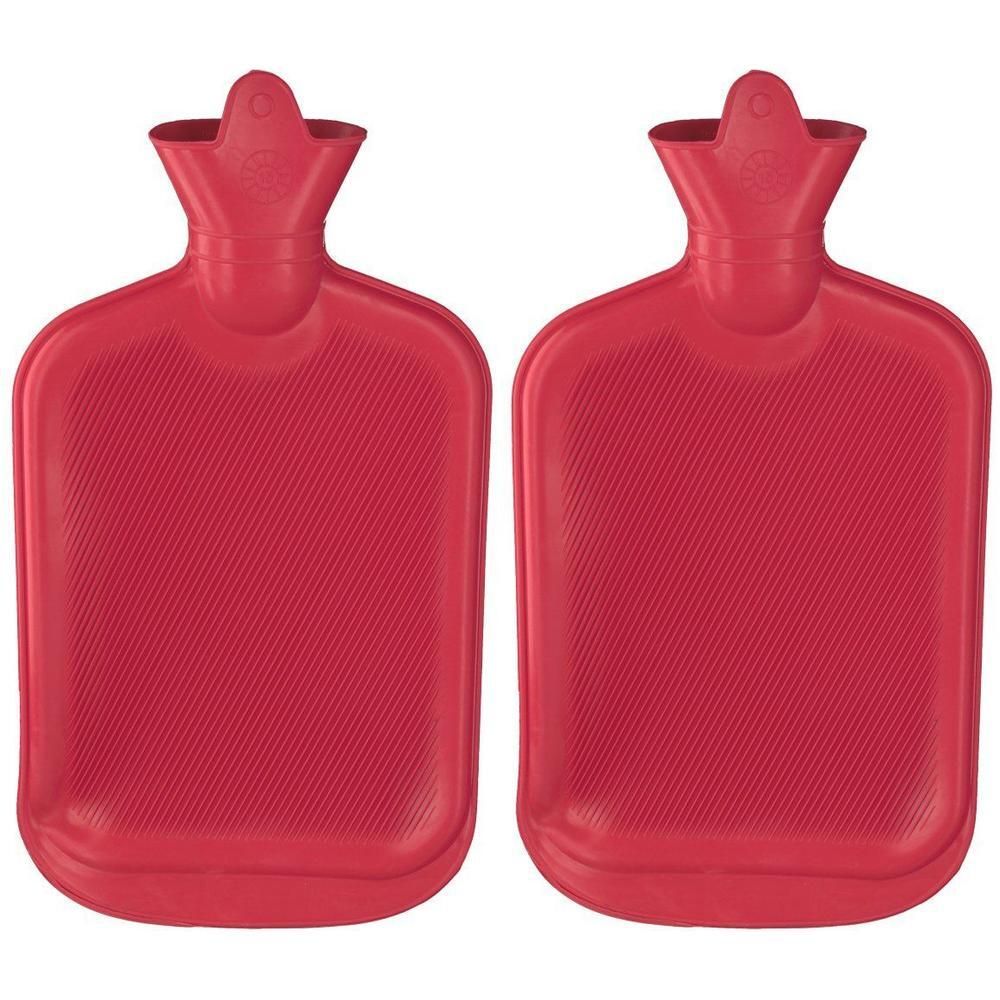 Wärmflasche Gummi 2 l Doppellamelle 2x 2x1 St