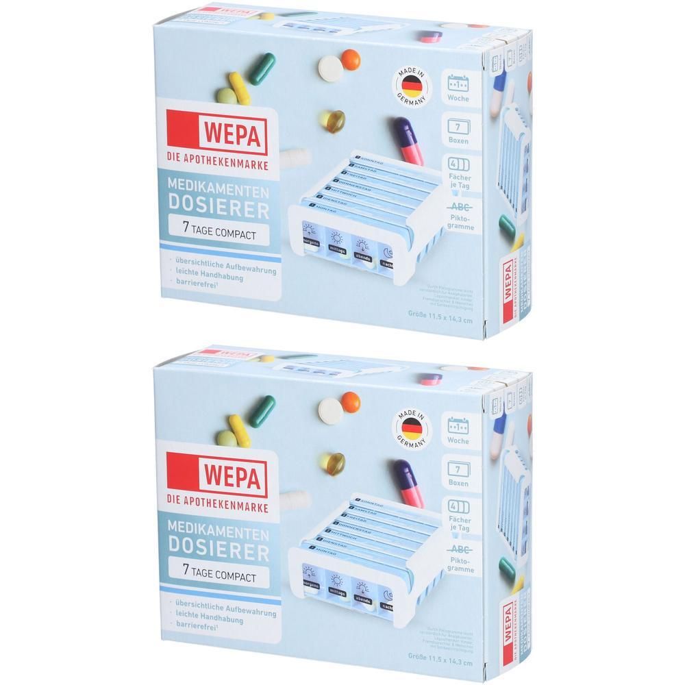 Wepa 7 Tage Compact Wochenmagazin weiß/blau 2x 2x1 St