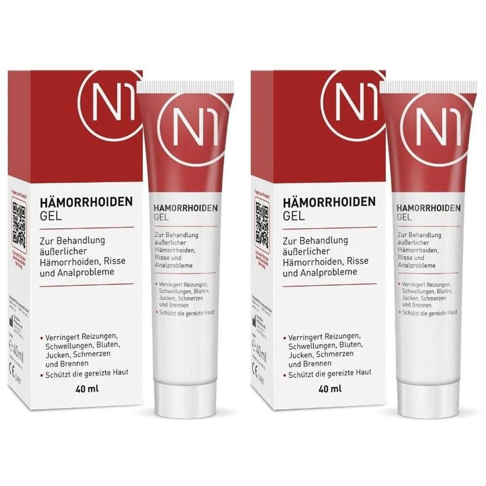 N1 Hämorrhoiden Gel 2x 2x40 ml
