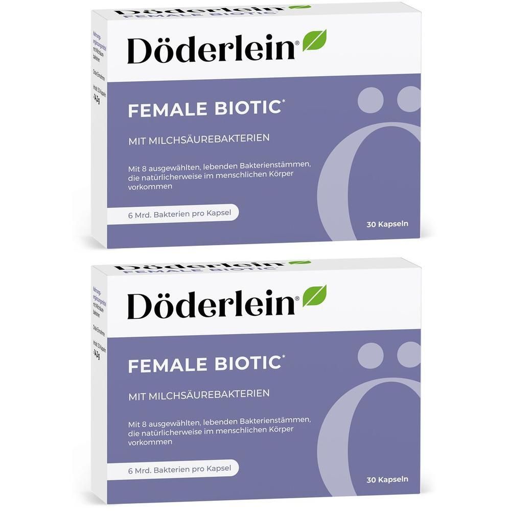Döderlein Female Biotic m.Milchsäurebakterien Kps. 2x 2x30 St Kapseln