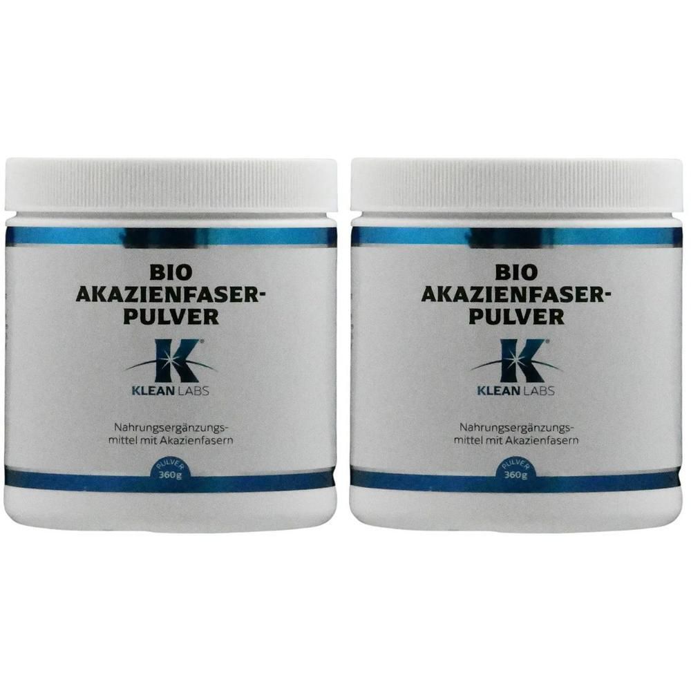 Akazienfaser Pulver Bio 2x 2x360 g