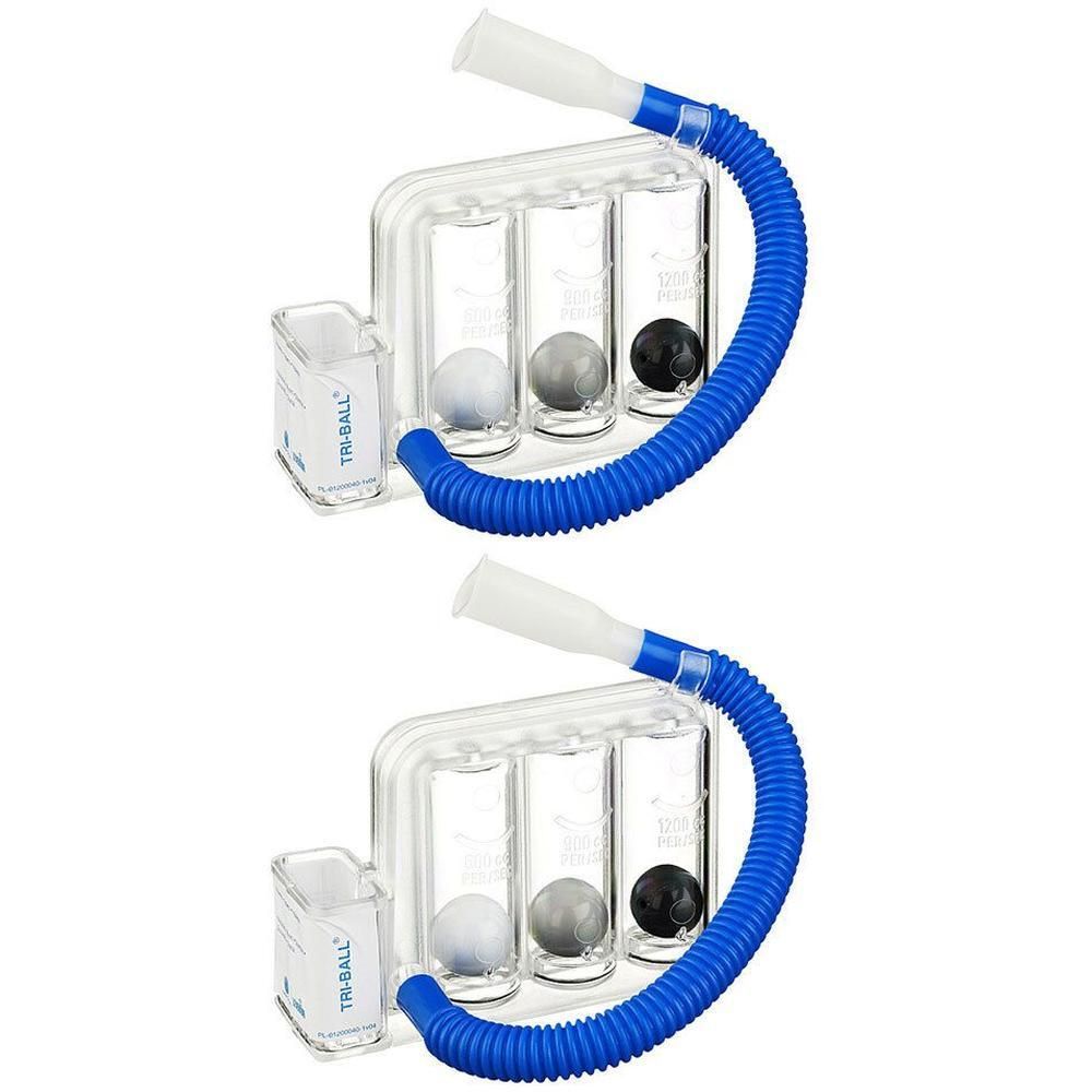 Atemtrainer Tri-Ball 2x 2x1 St Ball new