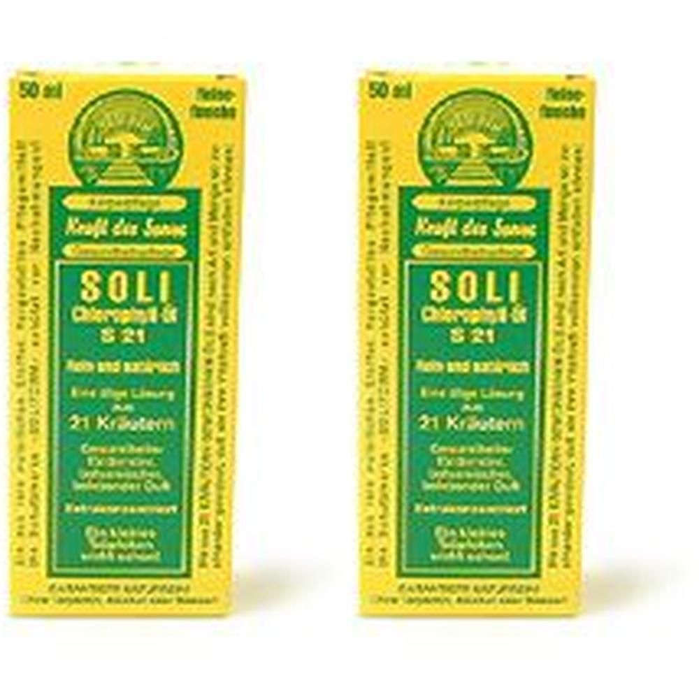 Soli-Chlorophyll-Öl S 21 2x 2x50 ml Öl