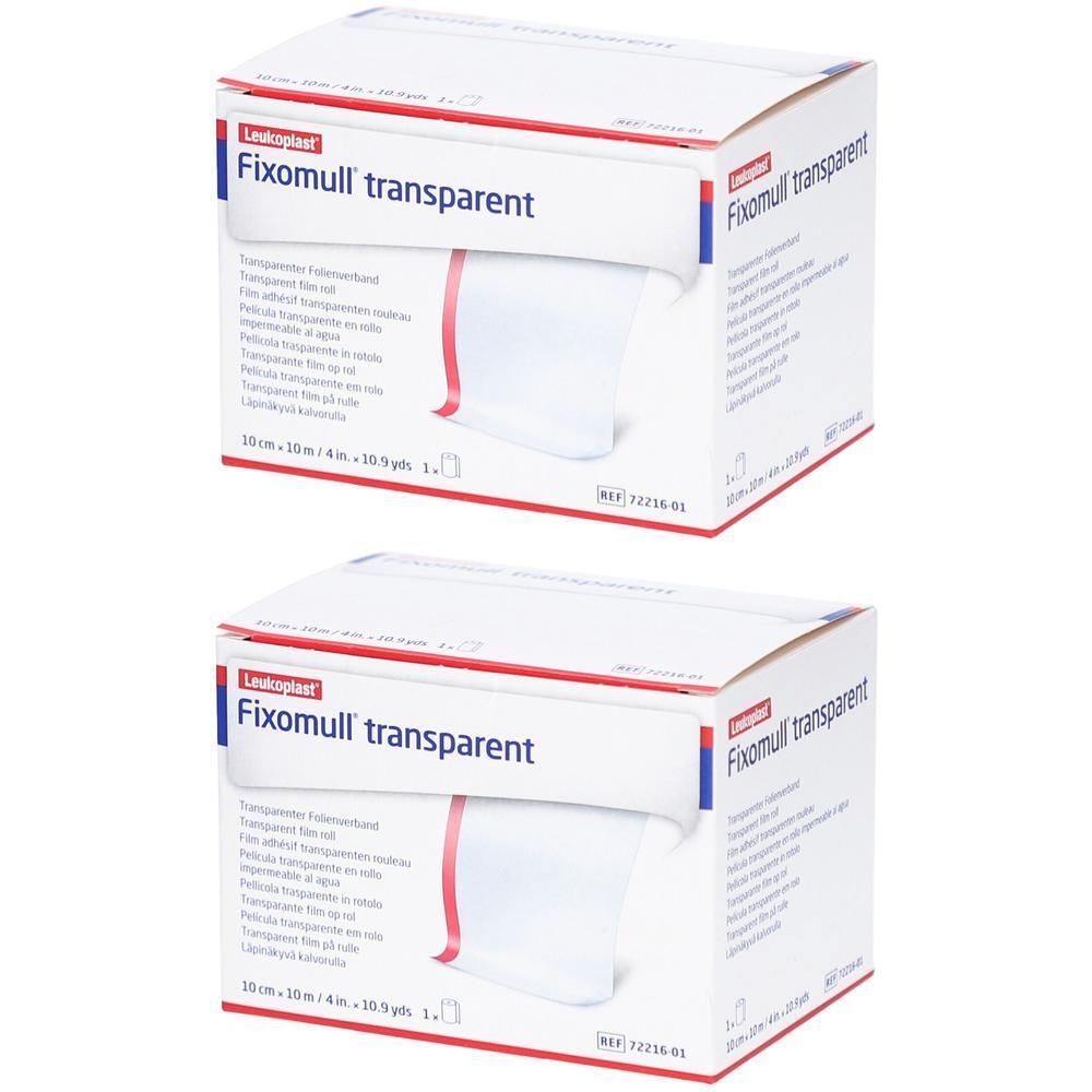 Fixomull transparent 10 cmx10 m 2x 2x1 St Pflaster