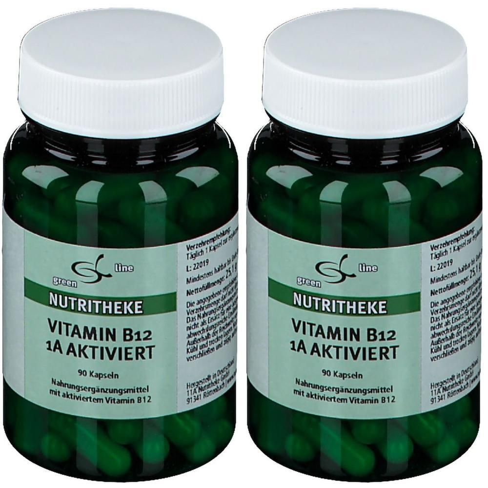Vitamin B12 1A aktiviert Kapseln 2x 2x90 St