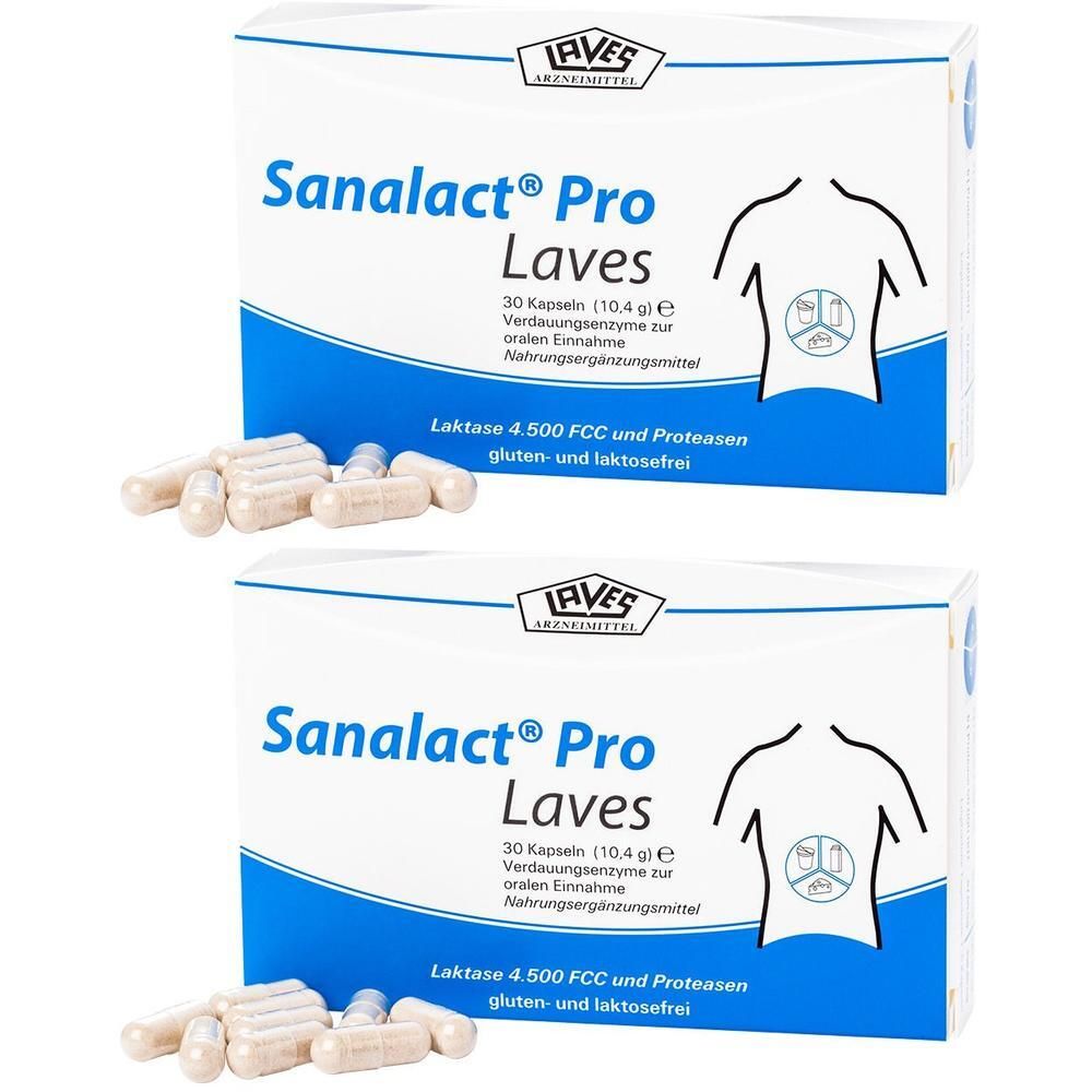 Sanalact Pro Laves Kapseln 2x 2x30 St