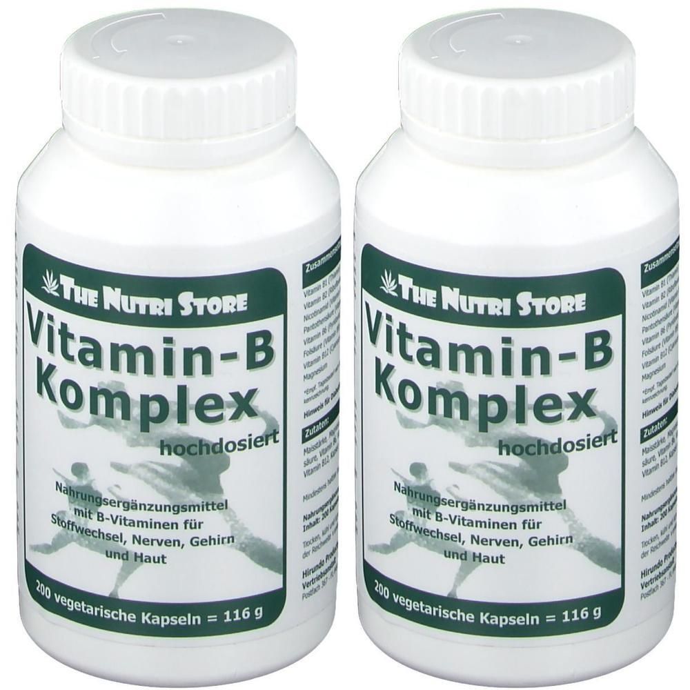 Vitamin B Komplex hochdosiert Kapseln 2x 2x200 St
