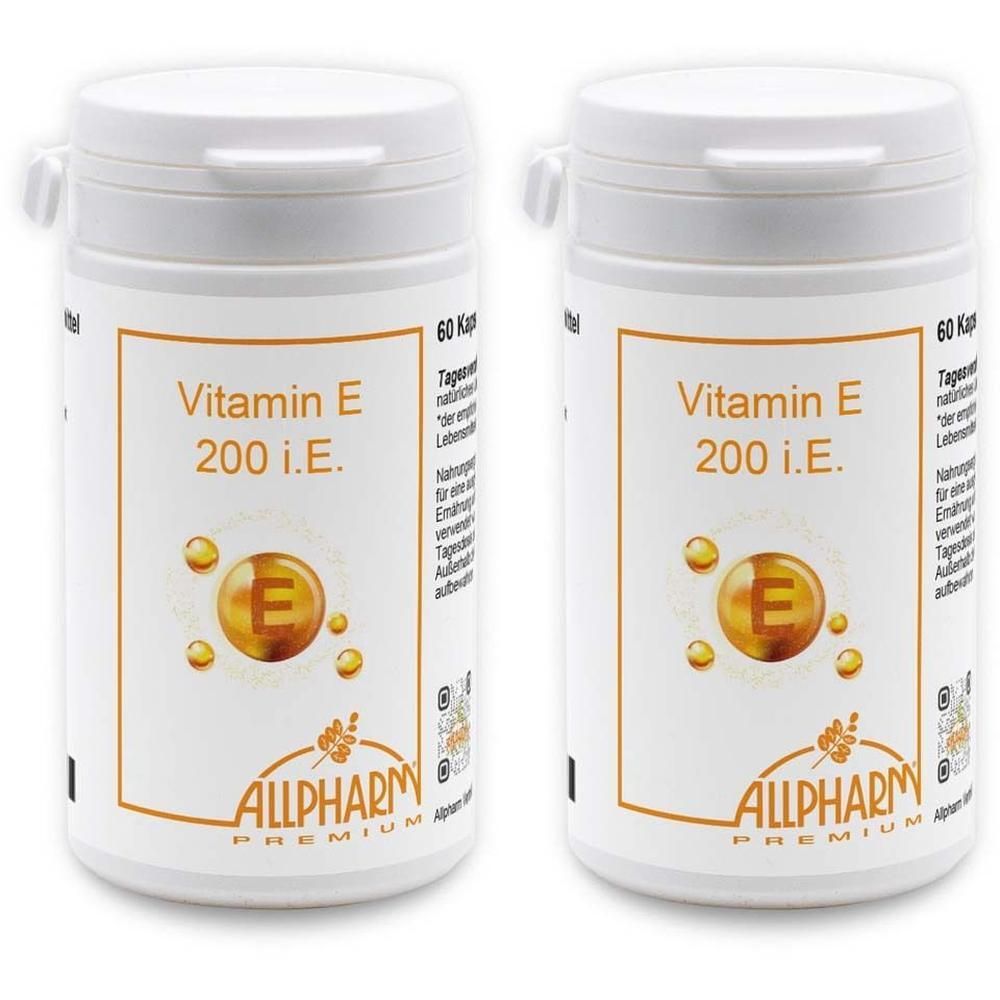 Vitamin E Allpharm Premium 200 I.e. Kapseln 2x 2x60 St