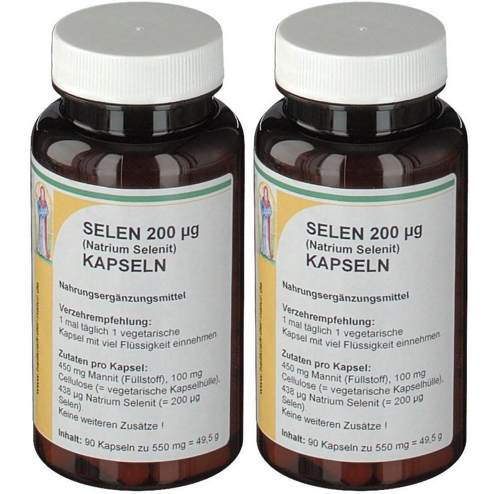 Selen 200 µg Natriumselenit Kapseln 2x 2x90 St