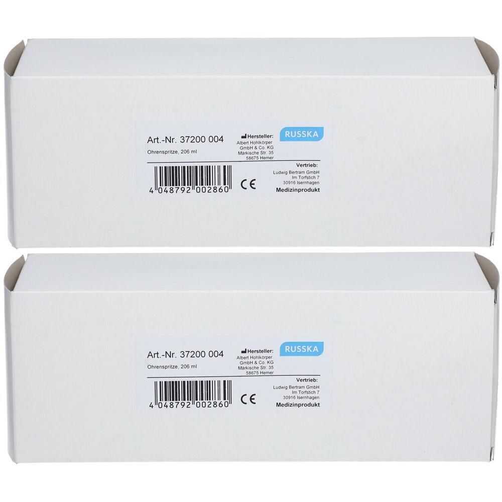 Ohrenspritze 206 ml 2x 2x1 St Spritzen
