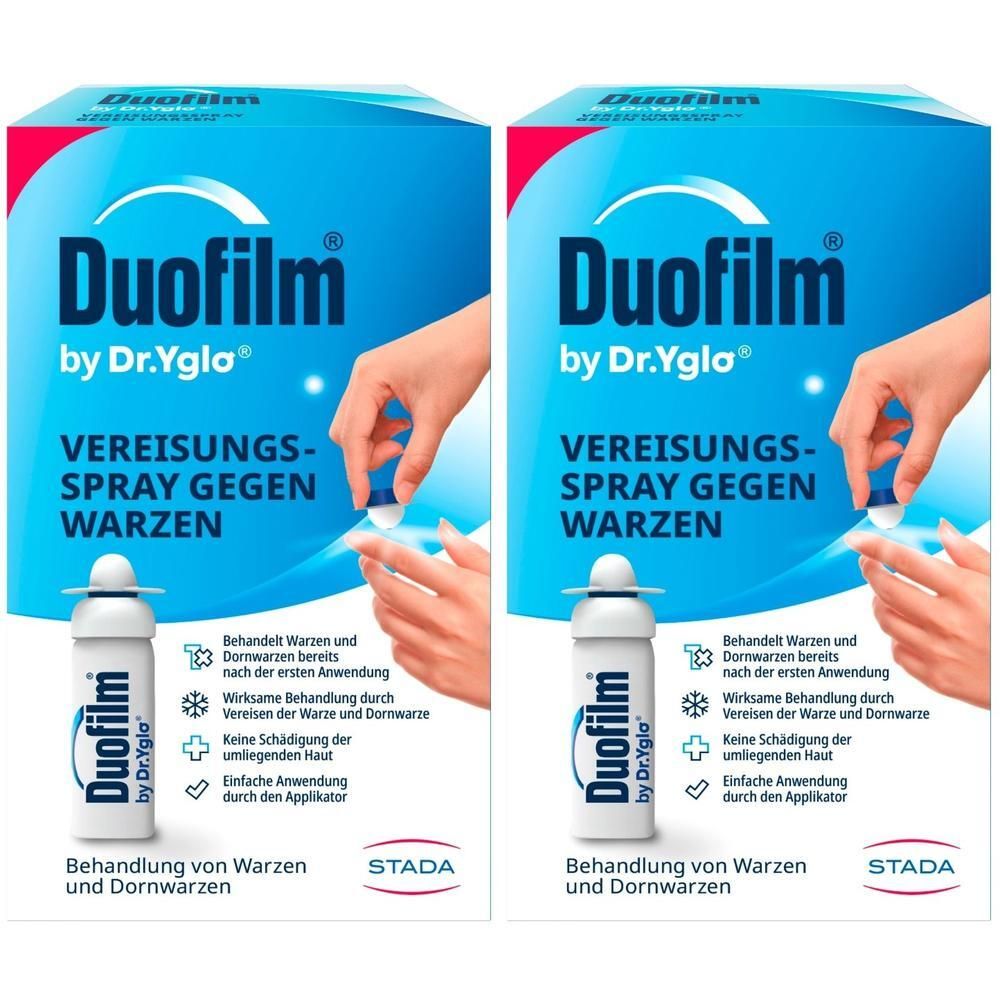 Duofilm Vereisungsspray gegen Warzen 2x 2x50 ml Spray