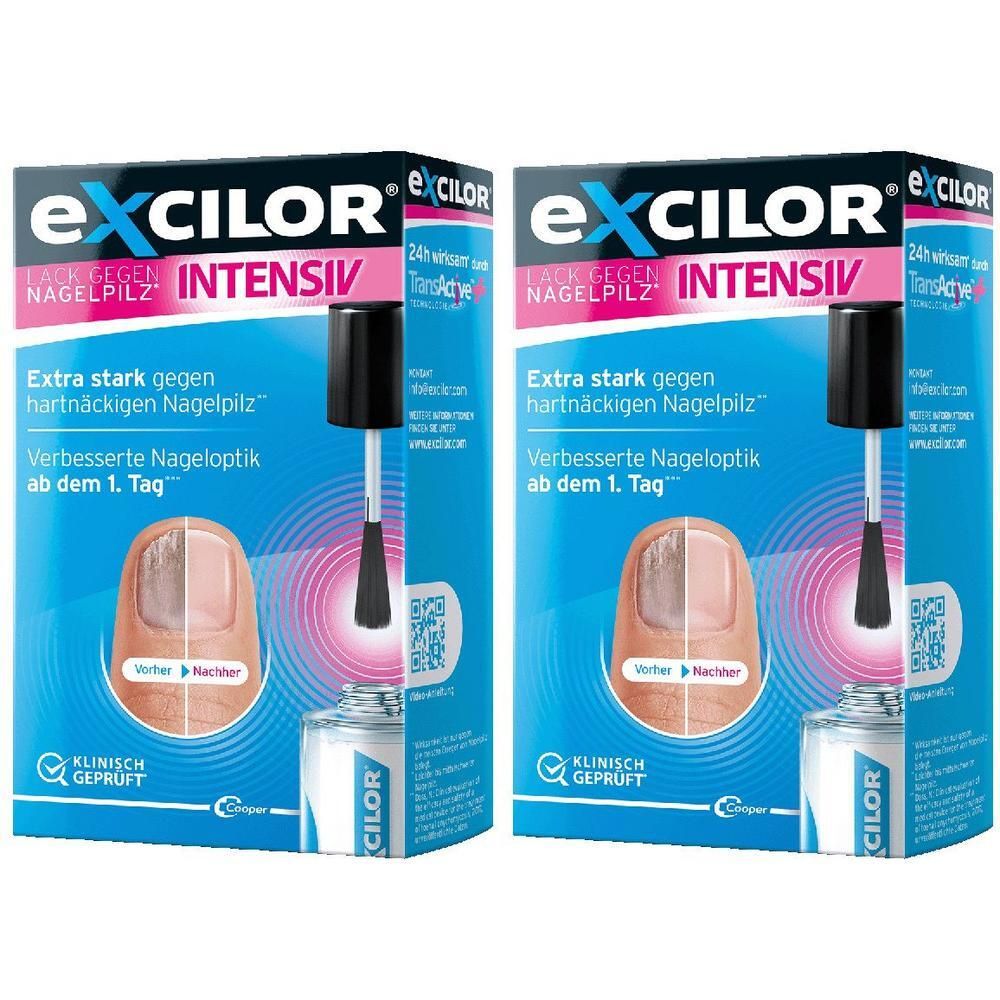 Excilor intensiv Lack gegen Nagelpilz 2x 2x30 ml Lösung