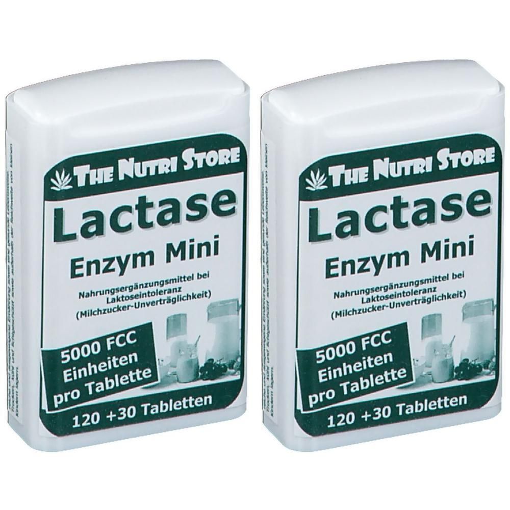 Lactase 5.000 FCC Enzym Mini Tabl.im Dosierspender 2x 2x120 St Tabletten