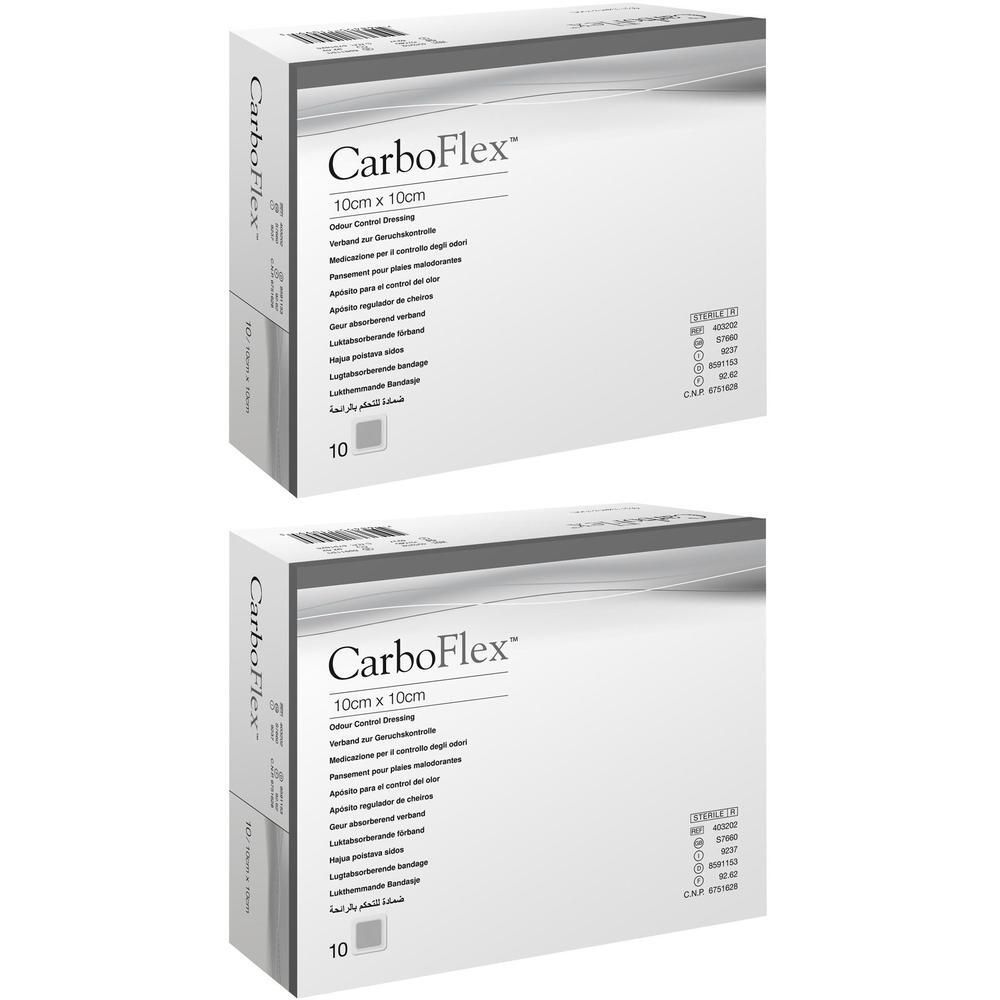 Carboflex 10x10 cm Verband 2x 2x10 St
