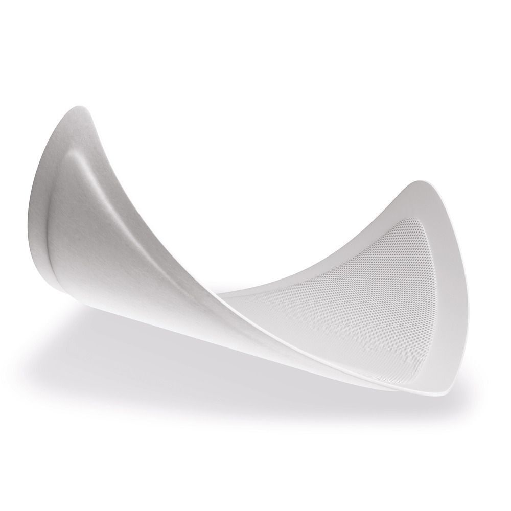 Weißes, flexibles Verbandsmaterial. Geformt, mit feiner Oberfläche.