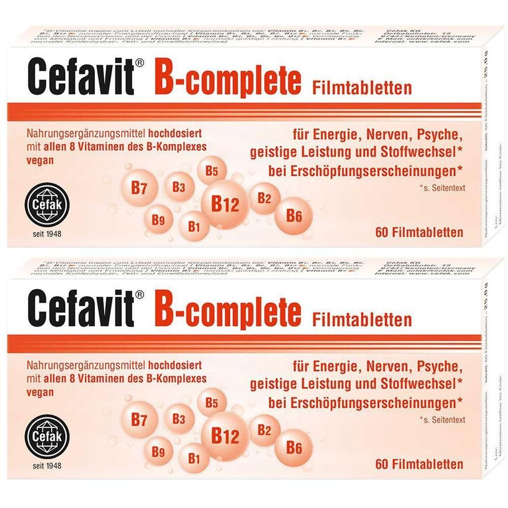 Cefavit B-complete Filmtabletten 2x 2x60 St