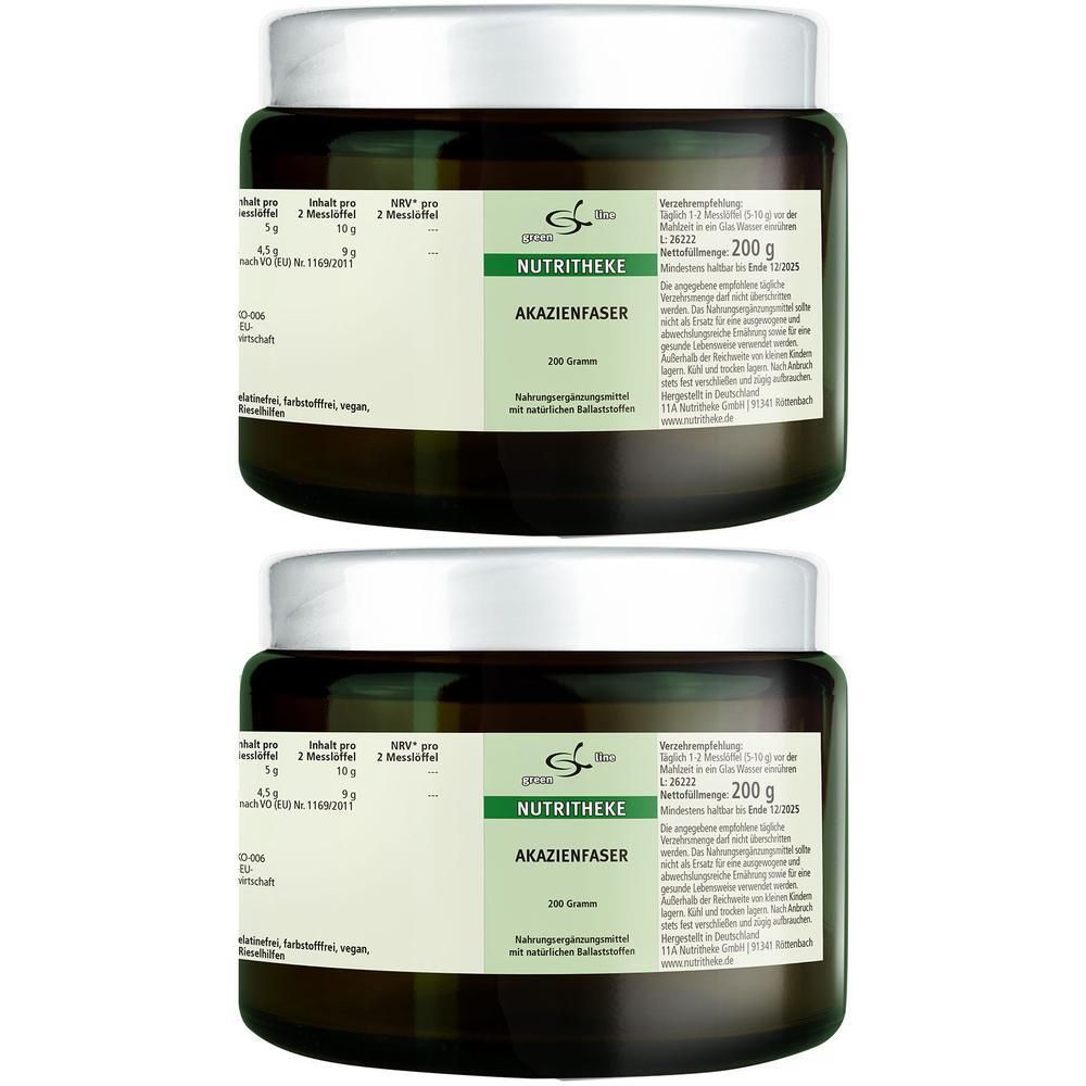 Akazienfaser Pulver 2x 2x200 g