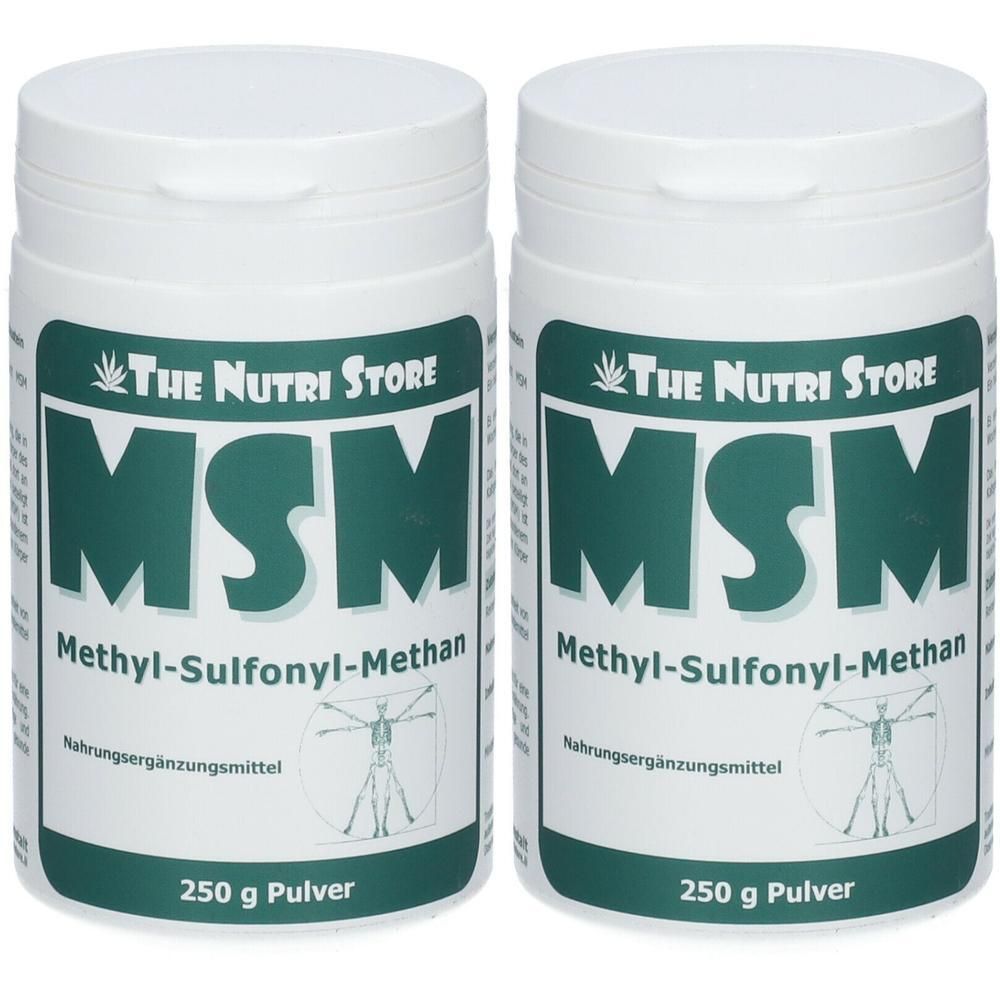 MSM 100% rein Methyl Sulfonyl Methan Pulver 2x 2x250 g