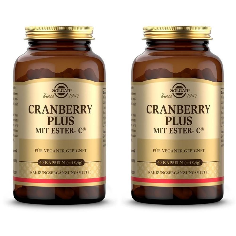 Solgar Cranberry plus Kapseln 2x 2x60 St