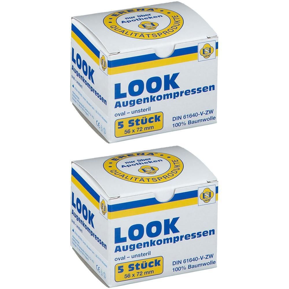 Look Augenkompressen 2x 2x5 St Kompressen